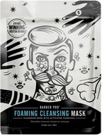 BARBER PRO Cleansing Mask - Penová čistiaca maska s aktívnym uhlím
