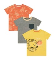 MOTHERCARE 3 PAK T-shirt SAFARI koszulki 74 - 80