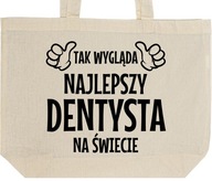 NAJLEPSZY DENTYSTA torba zakupy prezent