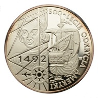 200000 złotych 1992 - Odkrycie Ameryki - St. L