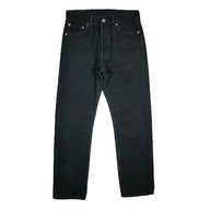 LEVI'S 501 Nohavice Jeans Mládežnícke Čierne veľ. W30 L30