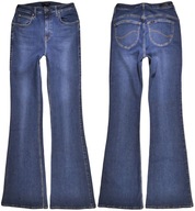 LEE spodnie blue jeans SUPER HIGH FLARE _ W24 L31