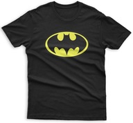 KOSZULKA T-SHIRT DZIECIĘCA CZARNA BATMAN SUPER JAKOŚĆ [3XS] 92cm