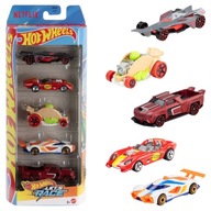HOT WHEELS LET'S RACE SÚPRAVA 5 AUTÍČOK PIATICH BALENÍ AUTÍČKA 5-BALENIE