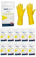 Rękawiczki Gospodarcze Żółte Lateksowe XL 12 Párov