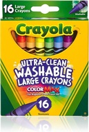 CRAYOLA Ultra Clean Umývateľné pastelky 16 ks