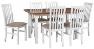 Sada rozkladací stôl WENUS 2 a 6 stoličiek MILANO 1 Produkt Poľský farby