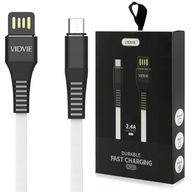 Kábel VIDVIE CB439 USB / Micro 1m biely