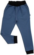 Spodnie dresowe chłopięce z kieszeniami kolor JEANS GAMET 116 slim bawełna