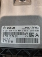 PEUGEOT 508 1.6 THP control unit computer of the engine 0261S06632 BOSCH