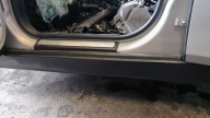 threshold left WHITE SILVER METALLIC MINI CLUBMAN COOPER F54