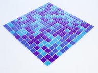 Aquanta - Sklenená bazénová mozaika MIX RCMW015