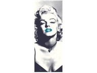 40x100cm Marilyn Monroe tyrkysové pery obrázok p
