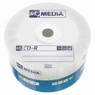 MyMedia CD-R, 69201, 50-pack, 700MB, 52x, 80min., 12cm, bez możliwości nadr