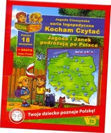 Pakiet Kocham czytać. Jagoda i Janek podróżują po Polsce. 18 zeszytów (31-4