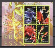 GUYANA MNH NATURA FLOWERS FLORA