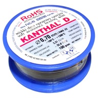 Odporový drôt KANTHAL D ⌀ 0,70 mm Hmotnosť: 100g