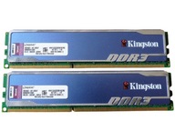 Pamięć DDR3 PC3 8GB 1333MHz PC10600 2x 4GB Dual Kingston HyperX Blu Gw.