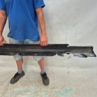 MERCEDES C-KLASA W205 AMG 14-21 threshold left moulding threshold left