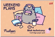 Technický blok A4 10k Pusheen, St.Majewski