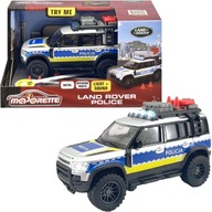 LAND ROVER AUTO Majorette 12,5 cm POLICAJNÁ TERESIONÁLNA AUTOMOBILKA kovová