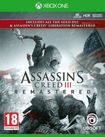 Assassin's Creed III (3) + Liberation HD Remastered PL XONE