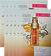 Clarins Double Serum Light Texture Brožúra SADA 10 x 1ml