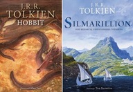 J.R.R. Tolkien HOBBIT + SILMARILLION Zestaw 2 książek
