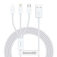 BASEUS KABEL 3W1 USB - MICRO LIGHTNING TYPE-C 3.5A