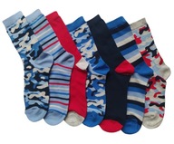 PRIMARK ponožky 7-pack MORO MIX 11+ 37-40