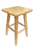 Konyhai zsámoly TÖMÖR fenyő szék zsámoly fenyő 45