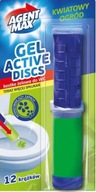 Agent Max Gel Active Discs Gélová kocka na WC Kvetinová záhrada 75ml