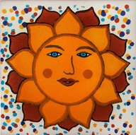 Keramické obklady do kuchyne mexická keramika slnko 15x15 - Vincente