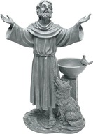 Figura Św Franciszka błogosław ogród wewnątrz 48cm