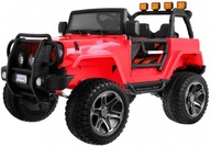 Auto terenowe typu jeep Monster 4x4 dla dzieci Czerwony + Pilot + Regulacja