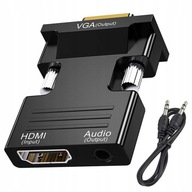 PREVODNÍK HDMI na VGA D-SUB + Audio výstup