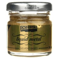 Tekutý kov tekutý Pentart farba 30ml zlatá