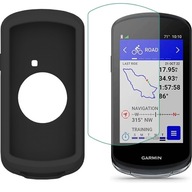 ZESTAW do GARMIN EDGE 1040 1x case ETUI silikonowe czarne + SZKŁO HARTOWANE