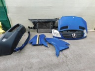 VW Crafter front complete bonnet radiator bumper lights fenders blue