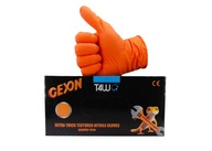 GEXON Nitrilové rukavice SILNÁ textúra GRIP dielenské hrubé rukavice L