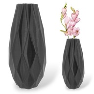 Váza na kvety Vysoká Moderná Večná Nerozbitná do Salónu Diamond 20cm