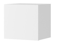 Półka szafka wisząca zamykana kwadrat CAVOLA Biała