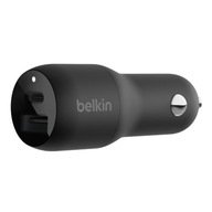 Belkin Dwuportowa ładowarka samochodowa BoostCharge z PPS 37W USB-C PD Dual