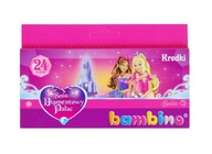 Pastelky z kaolínového ílu 24 farieb Barbie Bambino