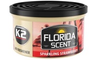 Vôňa do auta v plechovke K2 Florida Sparkling Strawberry (Jahoda)