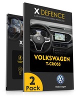 2w1 SZKŁO OCHRONNE NA NAWIGACJĘ EKRAN DO VOLKSWAGEN T-CROSS