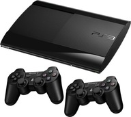 Konsola Sony Playstation 3 Super Slim 500 GB + 2x Pad PS3 ZESTAW