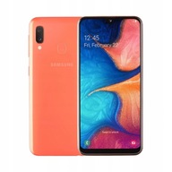 Samsung Galaxy A20E A202 A20 POMARAŃCZOWY + ETUI