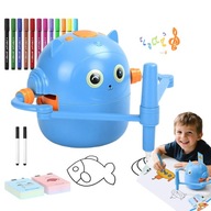 KRESLIACI ROBOT MONTESSORI HRAČKA S 100 KARTAMI, SAMOKRESLIACI ROBOT