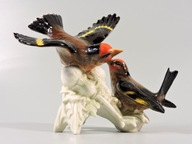 Figurka ptak szczygieł 2 ptaki Goebel design 1967
